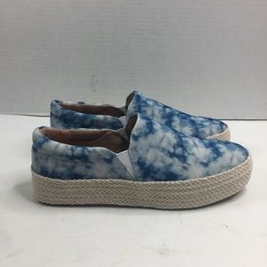 Madeline Girl WM Sz/6.5 Tie Dye Canvas Slip On Sneakers